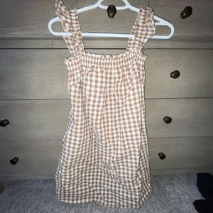 Gingham babydoll dress size US 4 NWT